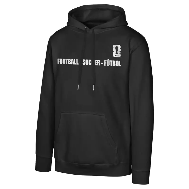 England Footbalkits 2026 World Cup Host Cities Futbol Black Hoodie – Unisex – Official World Cup Football Kits