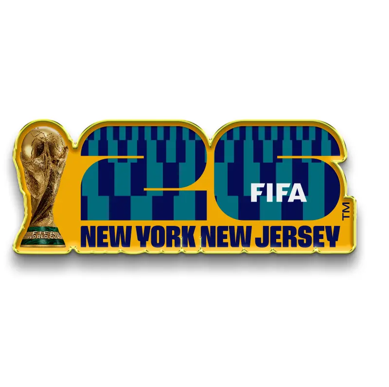 England Footbalkits 2026 World Cup Host City New York/New Jersey Hat Pin – Official World Cup Football Kits