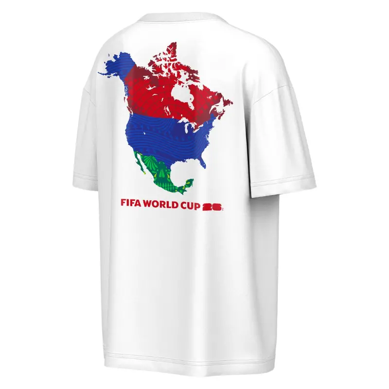 England Footbalkits 2026 World Cup Host North America White T-Shirt – Unisex – Official World Cup Football Kits