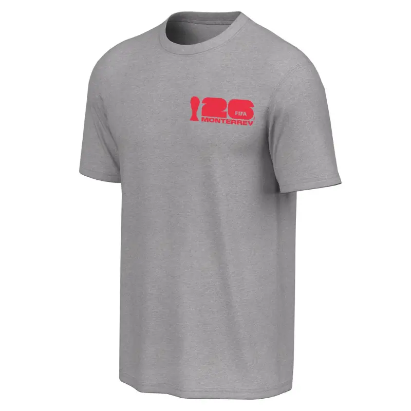 England Footbalkits 2026 World Cup Monterrey Poster Grey T-Shirt [ESP] – Unisex – Official World Cup Football Kits