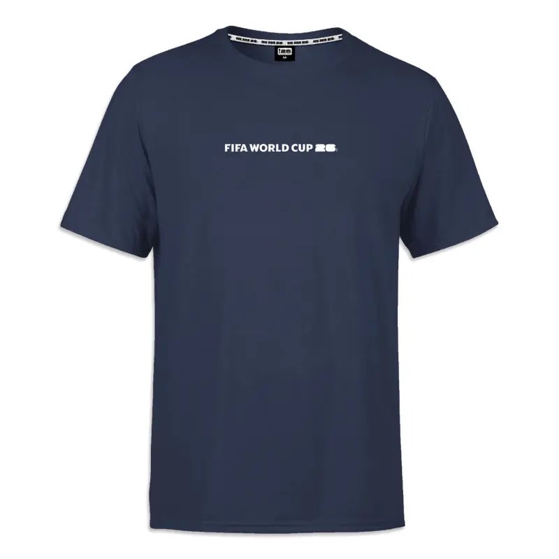 England Footbalkits 2026 World Cup Vertical Abstract Navy T-Shirt – Unisex – Official World Cup Football Kits