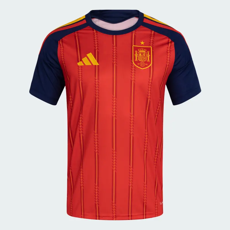 England Footbalkits adidas Spain 2026 Home Jersey – Men’s – Official World Cup Football Kits