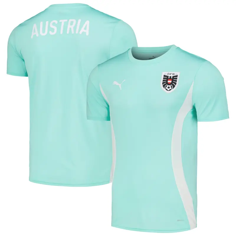 England Footbalkits Austria National Team Puma 2023/24 Pre-Match Jersey – Mint – Official World Cup Football Kits