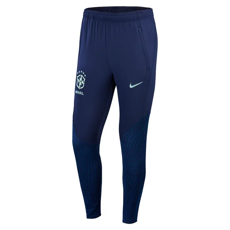 England Footbalkits Brazil National Team Nike 2022 Strike Performace Track Pants – Navy – Official World Cup Football Kits