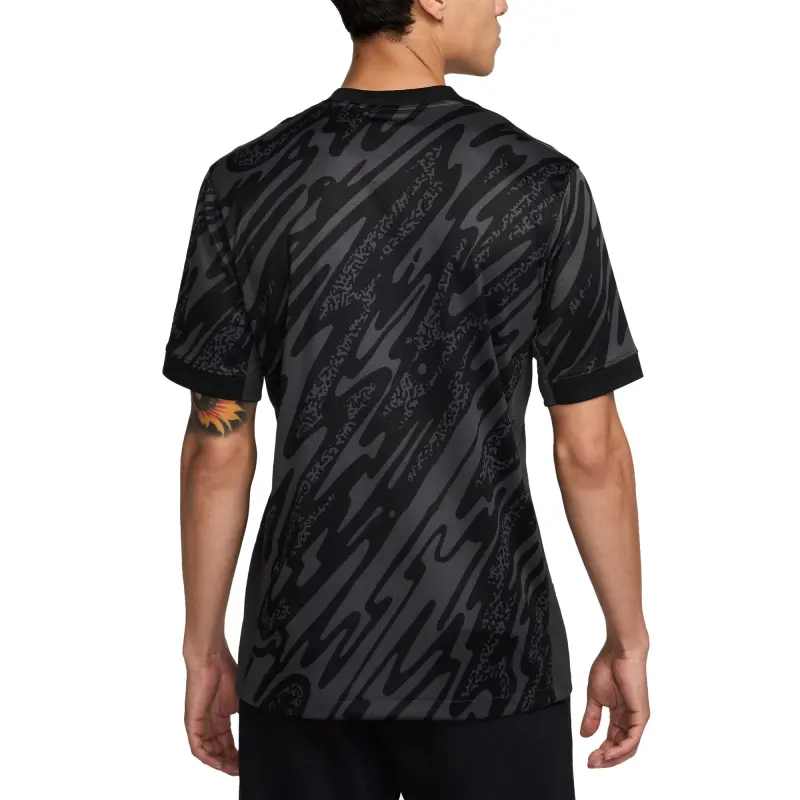 England Footbalkits Brazil National Team Nike 2024 Goalkeeper Replica Stadium Jersey – Anthracite – Official World Cup Football Kits