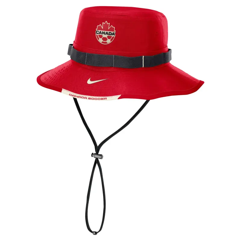 England Footbalkits Canada Soccer Nike Apex Boonie Hat – Red – Official World Cup Football Kits