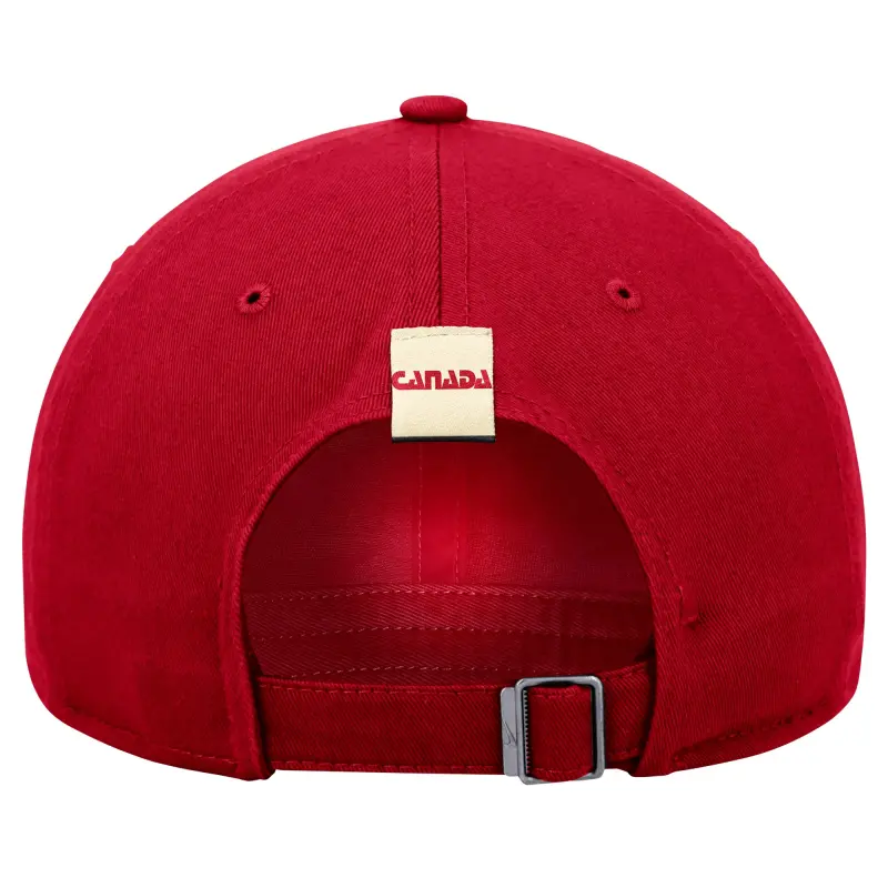 England Footbalkits Canada Soccer Nike Club Flex Hat – Red – Official World Cup Football Kits