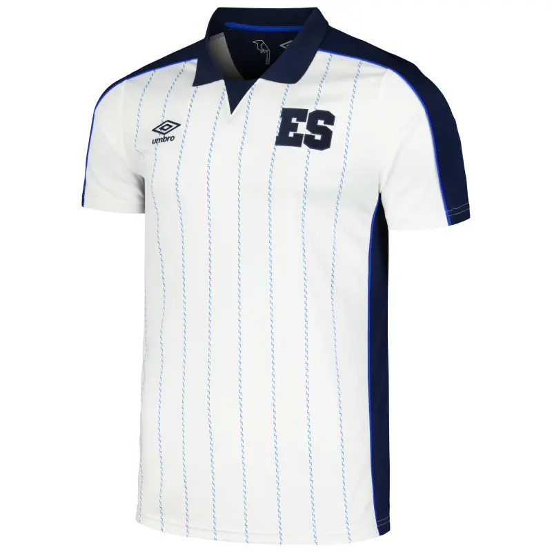 England Footbalkits El Salvador National Team Umbro 2024 Fourth Replica Jersey – White – Official World Cup Football Kits