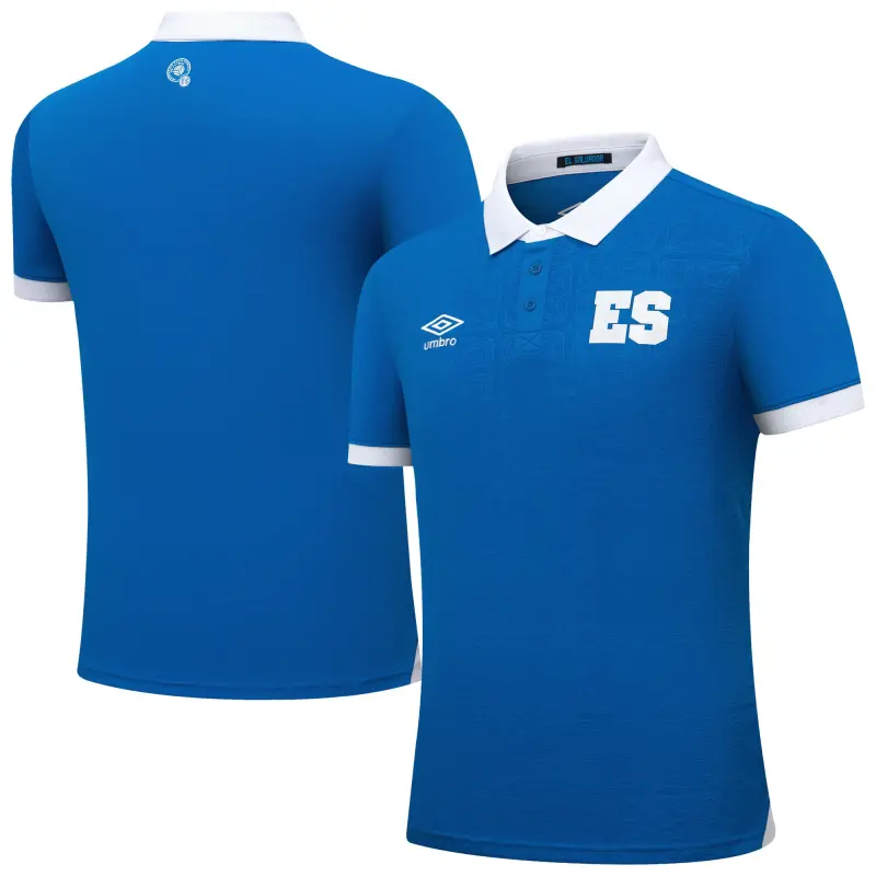 England Footbalkits El Salvador National Team Umbro 2025 Home Replica Jersey – Blue – Official World Cup Football Kits
