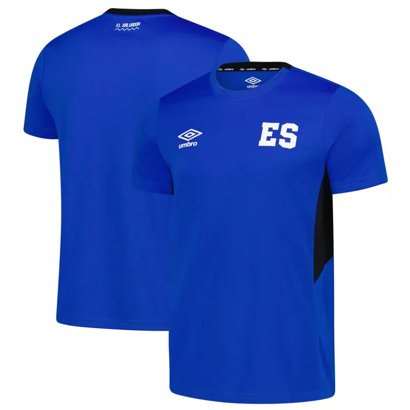 England Footbalkits El Salvador National Team Umbro 2025 Training Jersey – Blue – Official World Cup Football Kits