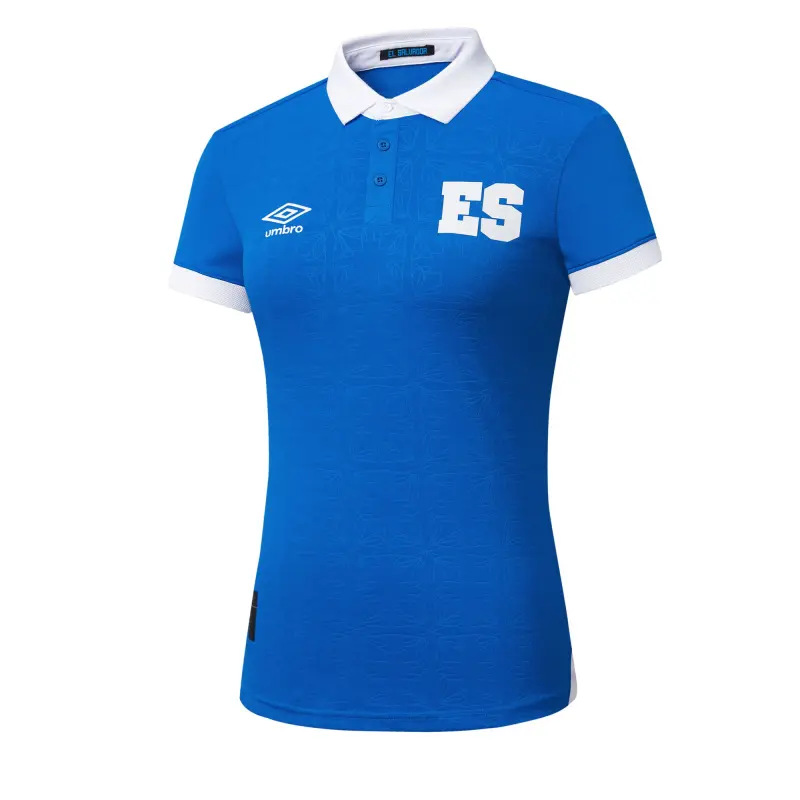 England Footbalkits El Salvador National Team Umbro Women’s 2025 Home Replica Jersey – Blue – Official World Cup Football Kits