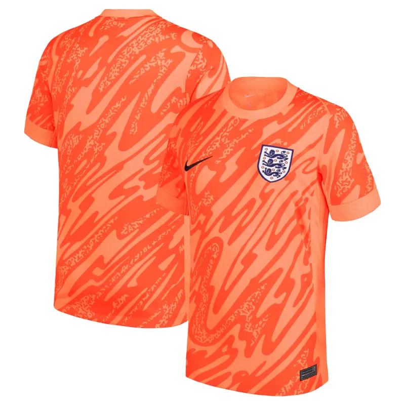 England Footbalkits England National Team Nike 2024 Goalkeeper Replica Stadium Jersey Orange – Official World Cup Football Kits