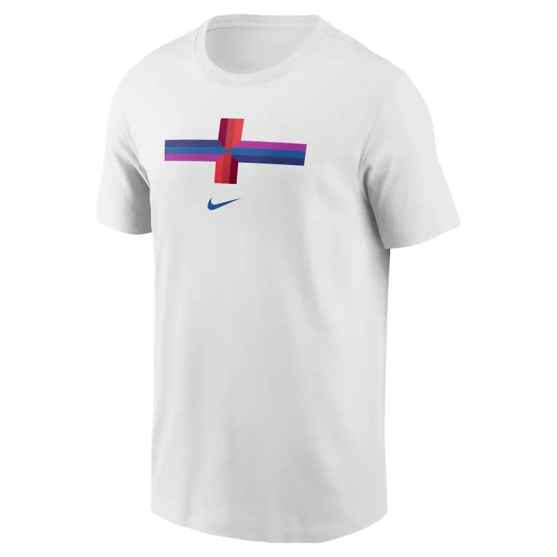England Footbalkits England National Team Nike Localized Core Cotton T-Shirt – White – Official World Cup Football Kits