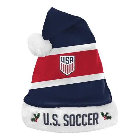 England Footbalkits FOCO USA Colorblock Santa Hat – Official World Cup Football Kits