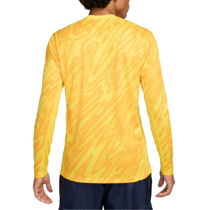 England Footbalkits France National Team Nike 2024 Goalkeeper Replica Stadium Long Sleeve Jersey – Yellow – Official World Cup Football Kits
