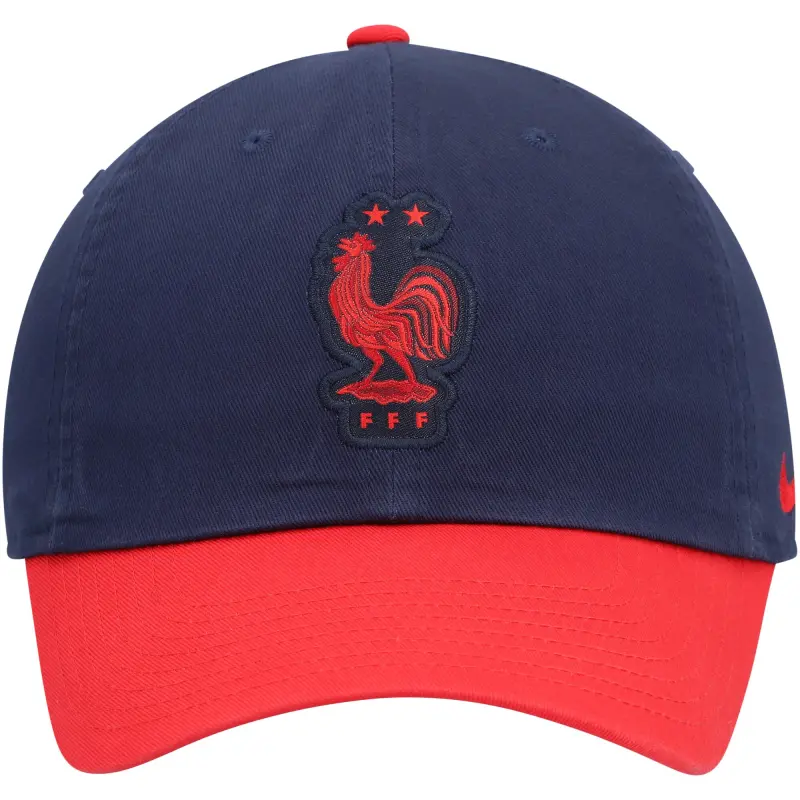 England Footbalkits France National Team Nike Campus Adjustable Hat – Navy/Red – Official World Cup Football Kits