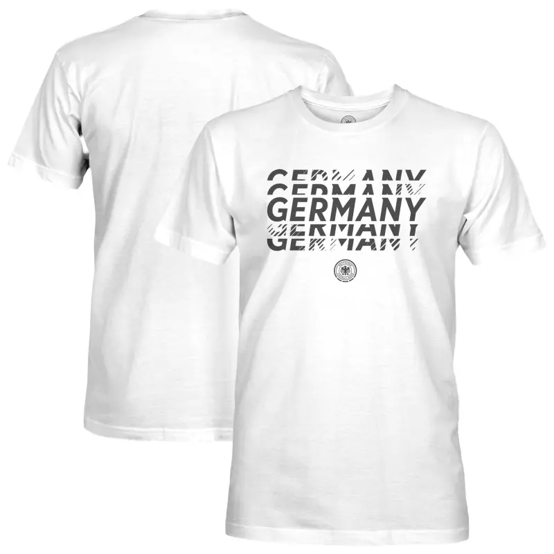 England Footbalkits Germany National Team 1863FC Next Level T-Shirt – White – Official World Cup Football Kits