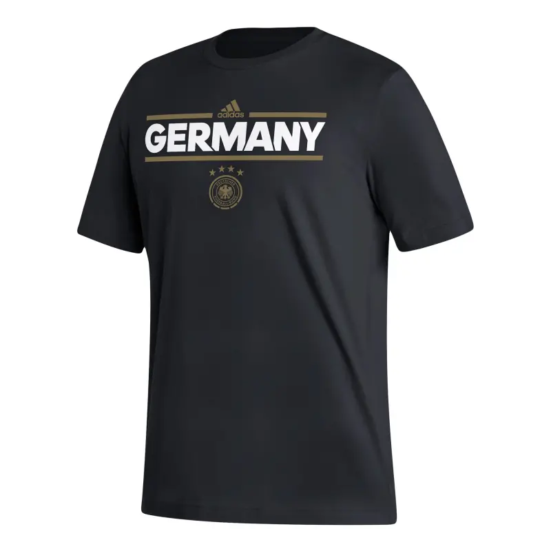 England Footbalkits Germany National Team adidas Dassler T-Shirt – Black – Official World Cup Football Kits