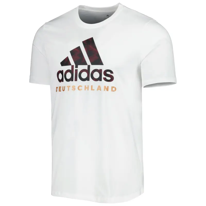 England Footbalkits Germany National Team adidas DNA Graphic T-Shirt – White – Official World Cup Football Kits