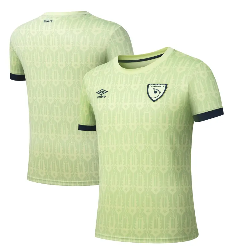 England Footbalkits Guatemala National Team Umbro 2025 Pre-Match Jersey – Green – Official World Cup Football Kits