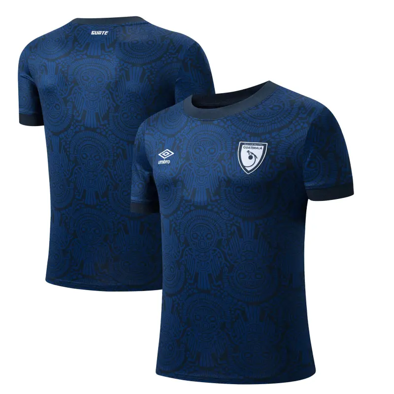 England Footbalkits Guatemala National Team Umbro 2025 Pre-Match Jersey – Navy – Official World Cup Football Kits