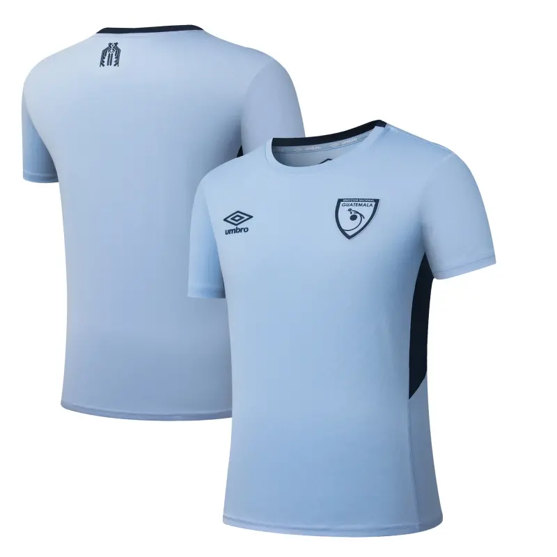 England Footbalkits Guatemala National Team Umbro 2025 Training Jersey – Light Blue – Official World Cup Football Kits