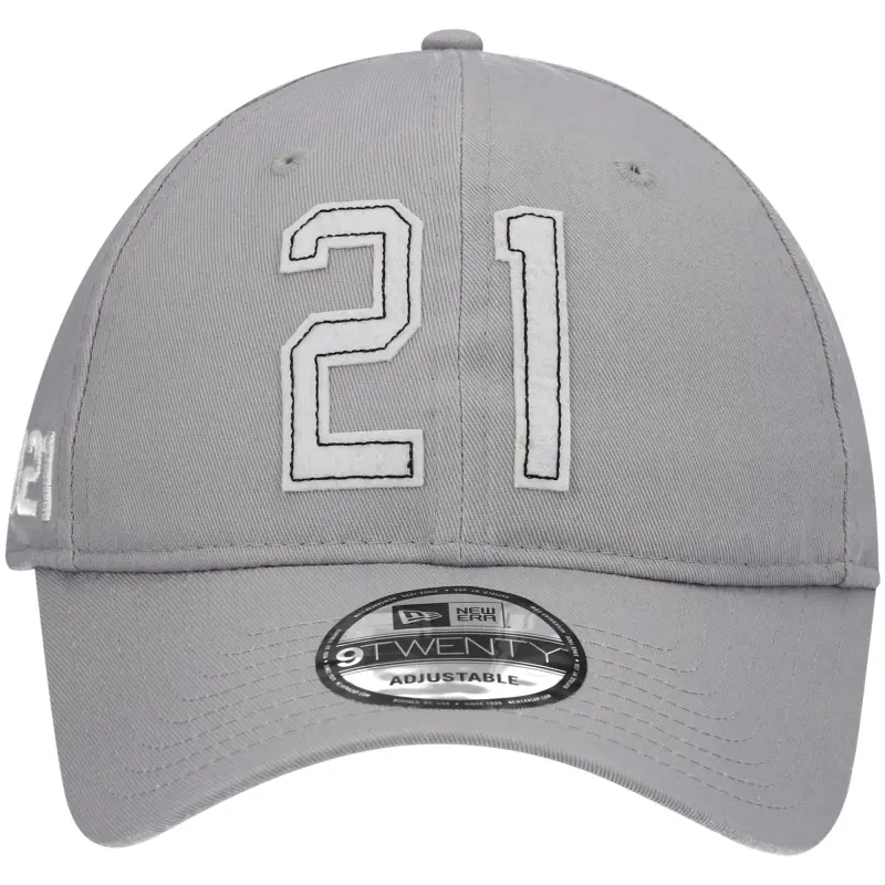 England Footbalkits Ireland National Team New Era 100th Anniversary 9TWENTY Adjustable Hat – Gray – Official World Cup Football Kits