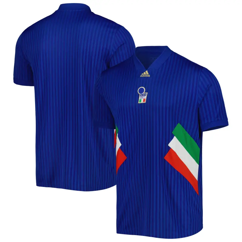 England Footbalkits Italy National Team adidas Football Icon Jersey – Blue – Official World Cup Football Kits