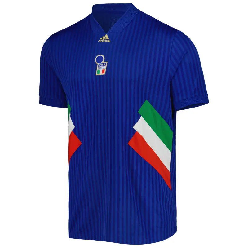England Footbalkits Italy National Team adidas Football Icon Jersey – Blue – Official World Cup Football Kits