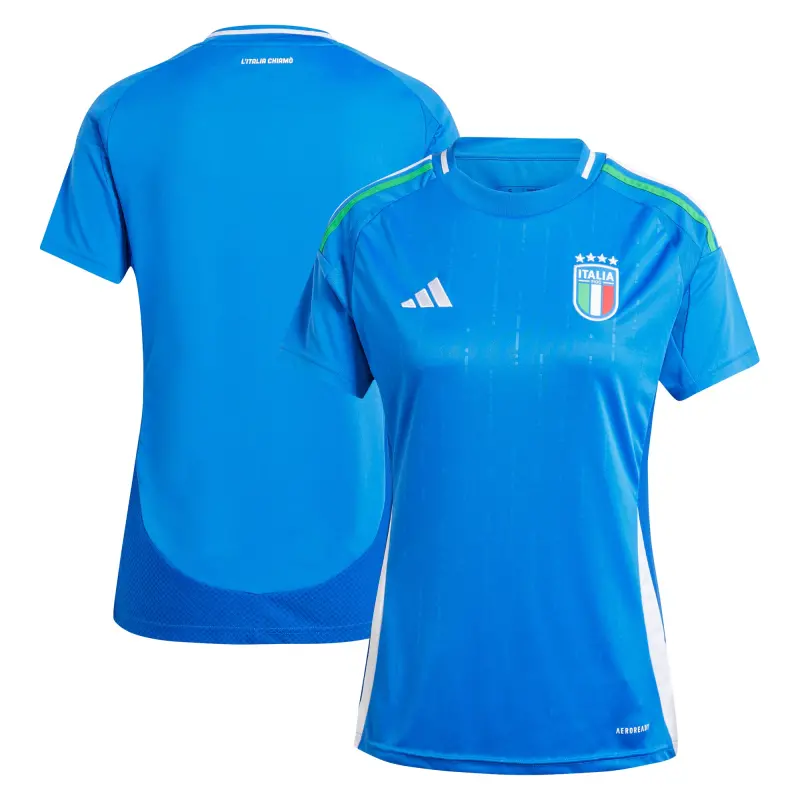 England Footbalkits Italy National Team adidas Women’s 2024 Home Replica Jersey – Blue – Official World Cup Football Kits