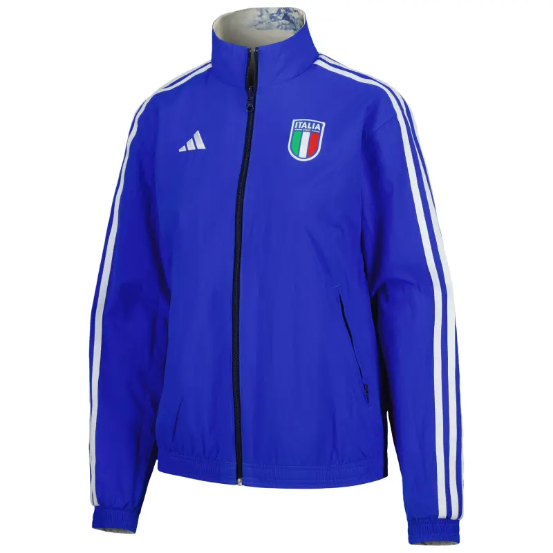 England Footbalkits Italy National Team adidas Women’s Anthem Reversible Full-Zip Jacket – Blue – Official World Cup Football Kits