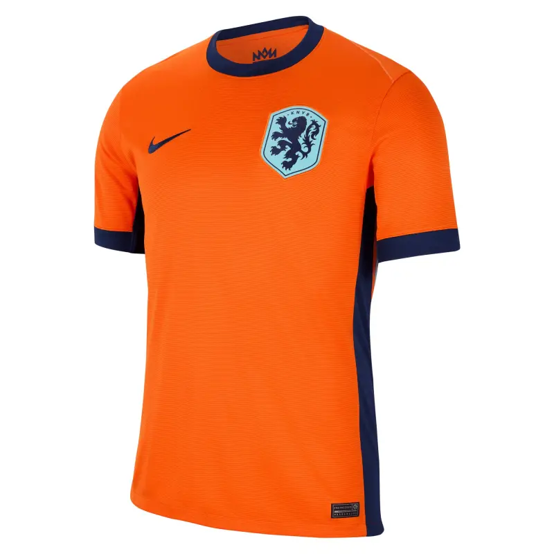 England Footbalkits Netherlands National Team Nike 2024 Home Replica Blank Jersey – Orange – Official World Cup Football Kits