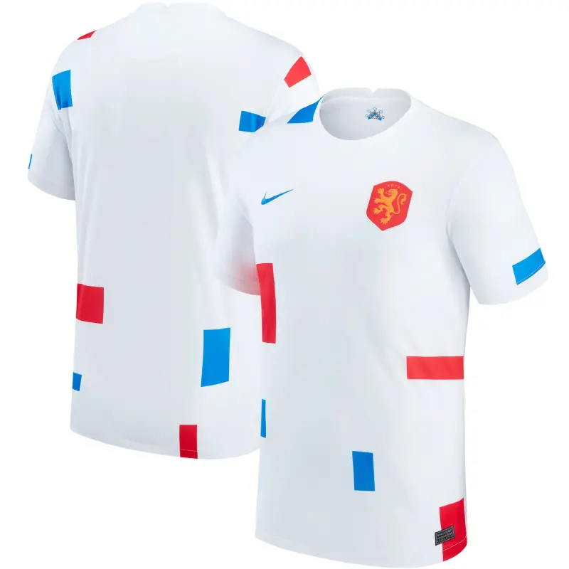 England Footbalkits Netherlands Women’s National Team Nike 2022/23 Away Replica Blank Jersey – White – Official World Cup Football Kits
