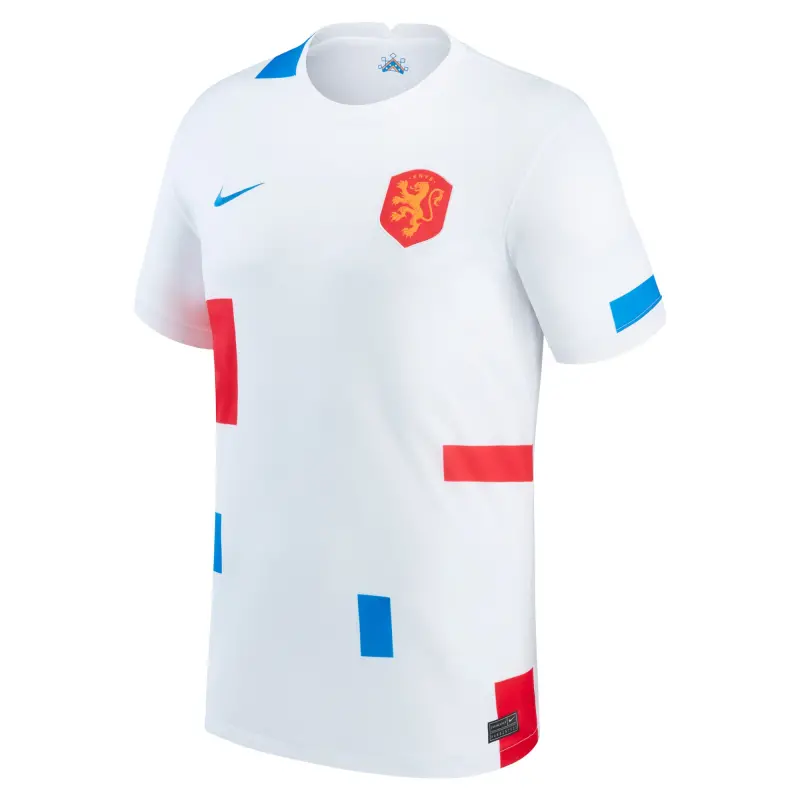 England Footbalkits Netherlands Women’s National Team Nike 2022/23 Away Replica Blank Jersey – White – Official World Cup Football Kits