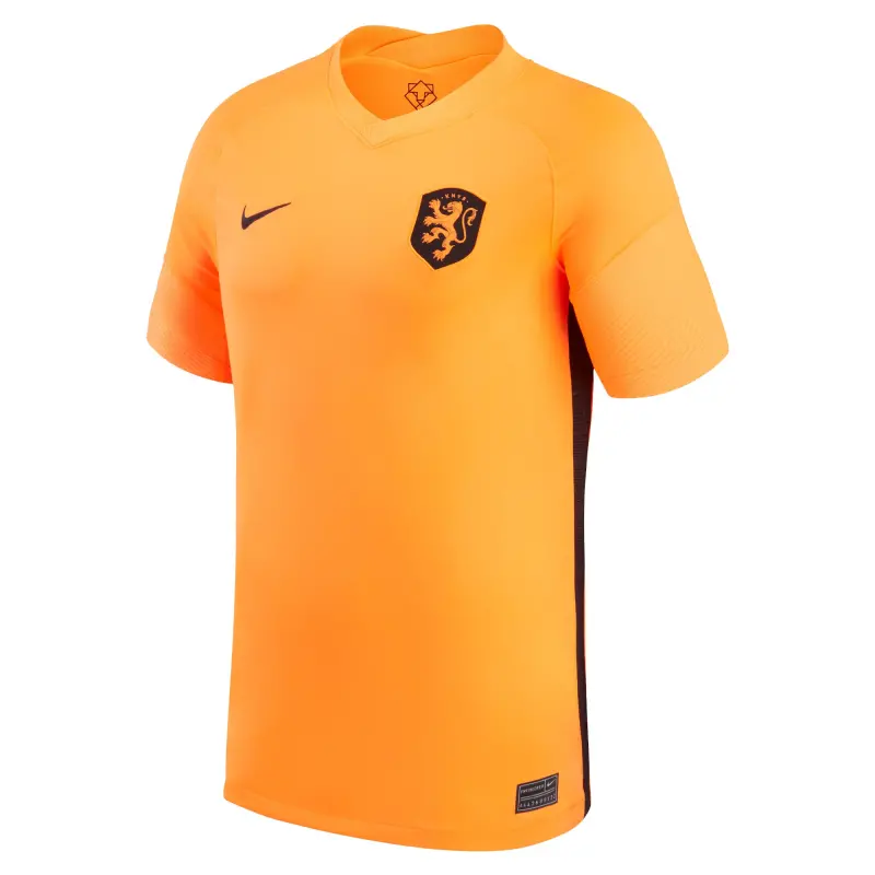 England Footbalkits Netherlands Women’s National Team Nike 2022/23 Home Replica Blank Jersey – Orange – Official World Cup Football Kits