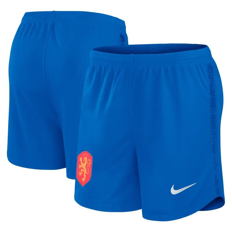 England Footbalkits Netherlands Women’s National Team Nike Women’s 2021 Stadium Home/Away Performance Shorts – Blue – Official World Cup Football Kits