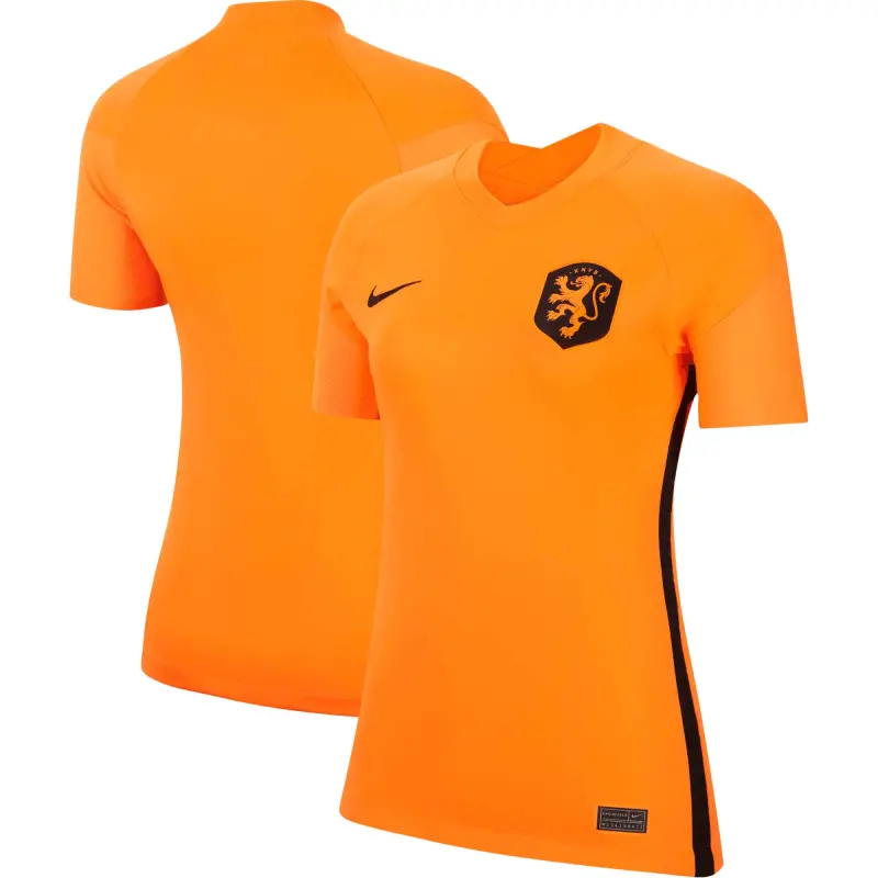 England Footbalkits Netherlands Women’s National Team Nike Women’s 2022/23 Home Replica Blank Jersey – Orange – Official World Cup Football Kits