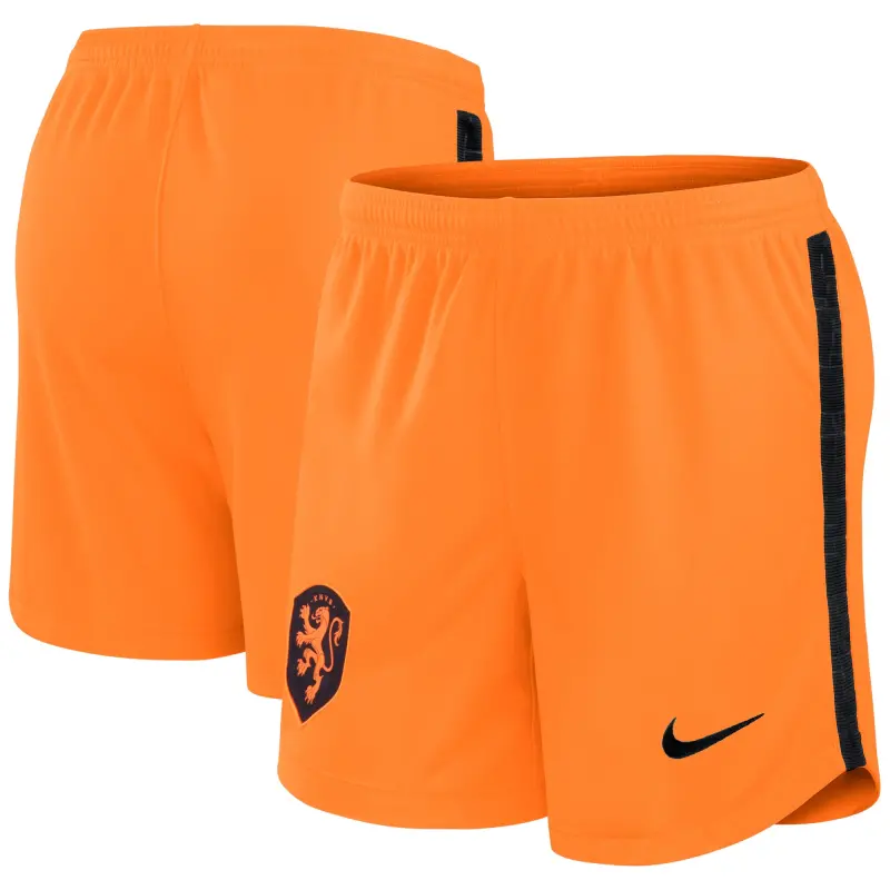 England Footbalkits Netherlands Women’s National Team Nike Women’s 2022 Stadium Home/Away Performance Shorts – Orange – Official World Cup Football Kits