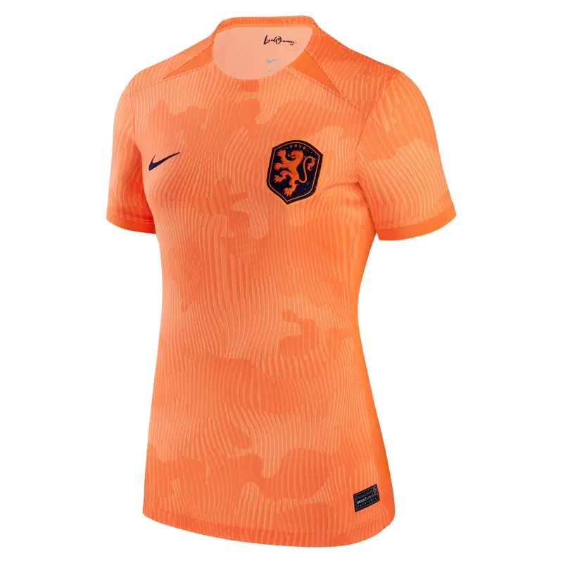 England Footbalkits Netherlands Women’s National Team Nike Women’s 2023 Home Stadium Replica Jersey – Orange – Official World Cup Football Kits