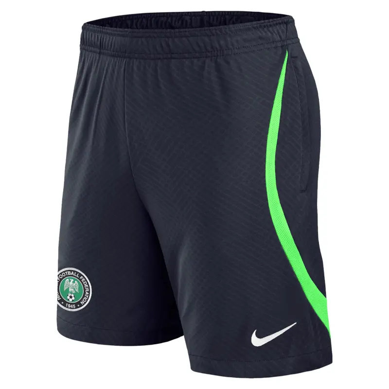 England Footbalkits Nigeria National Team Nike 2022 Strike Performance Shorts – Navy – Official World Cup Football Kits
