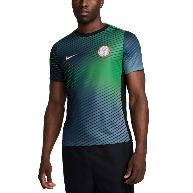 England Footbalkits Nigeria National Team Nike 2024 Academy Pro Pre-Match Top – Gray – Official World Cup Football Kits
