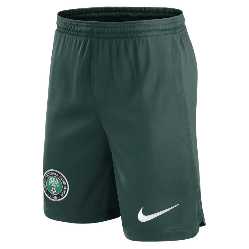 England Footbalkits Nigeria National Team Nike Home Performance Stadium Shorts – Green – Official World Cup Football Kits