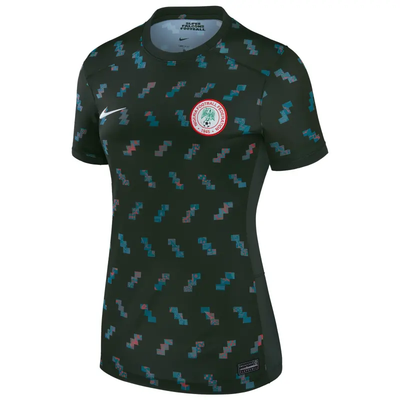England Footbalkits Nigeria Women’s National Team Nike Women’s 2023 Away Stadium Replica Jersey – Green – Official World Cup Football Kits