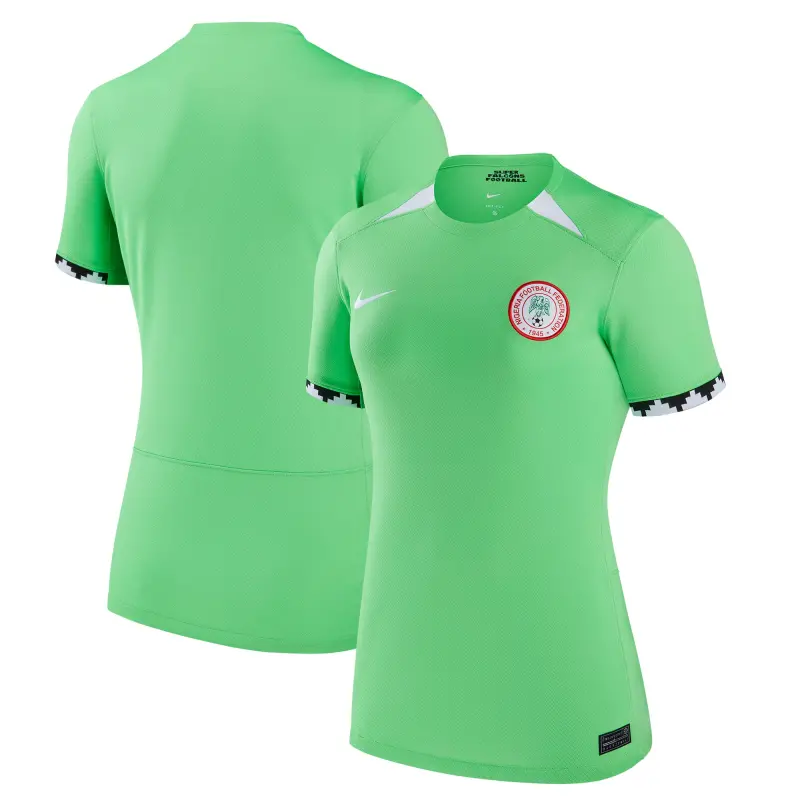 England Footbalkits Nigeria Women’s National Team Nike Women’s 2023 Home Stadium Replica Jersey – Green – Official World Cup Football Kits