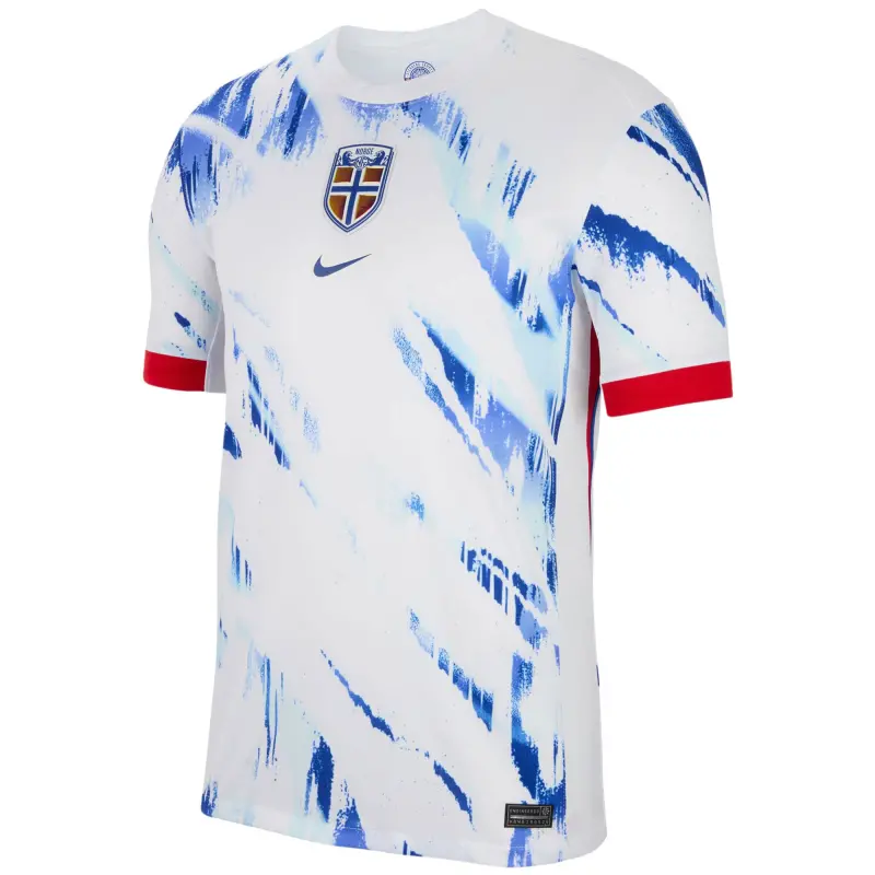 England Footbalkits Norway National Team Nike 2024 Away Replica Blank Jersey – White – Official World Cup Football Kits