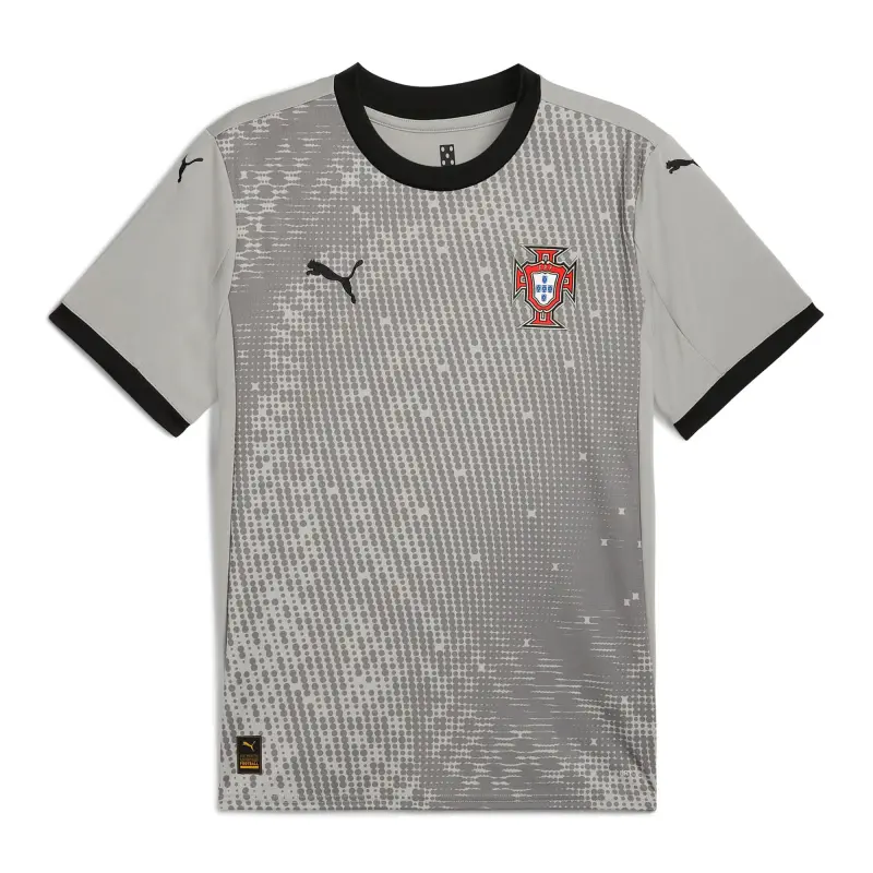 England Footbalkits Portugal National Team Puma 2025 Goalkeeper Jersey – Gray – Official World Cup Football Kits