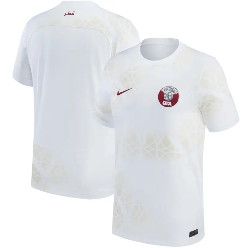 England Footbalkits Qatar National Team Nike 2022/23 Away Replica Jersey – White – Official World Cup Football Kits