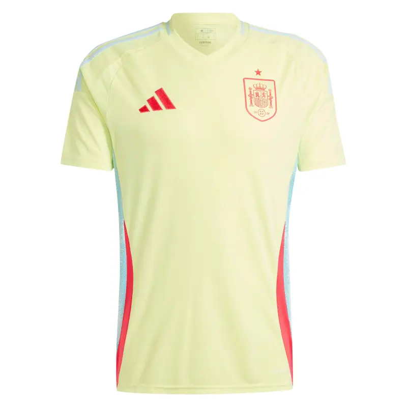 England Footbalkits Spain National Team adidas 2024 Away Replica Jersey – Yellow – Official World Cup Football Kits