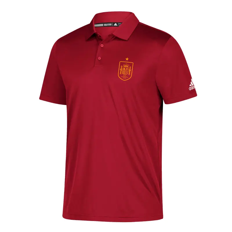 England Footbalkits Spain National Team adidas Grind climalite Polo – Red – Official World Cup Football Kits
