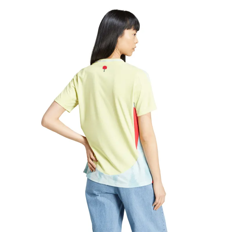 England Footbalkits Spain National Team adidas Women’s 2024 Away Replica Jersey – Yellow – Official World Cup Football Kits